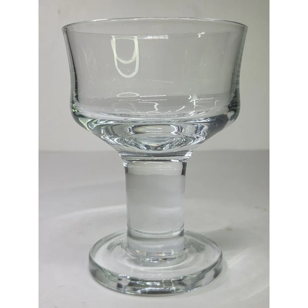 Set of 3 Krosno Thor Svend Jensen Crystal Wine Water Goblets Glasses Champagne